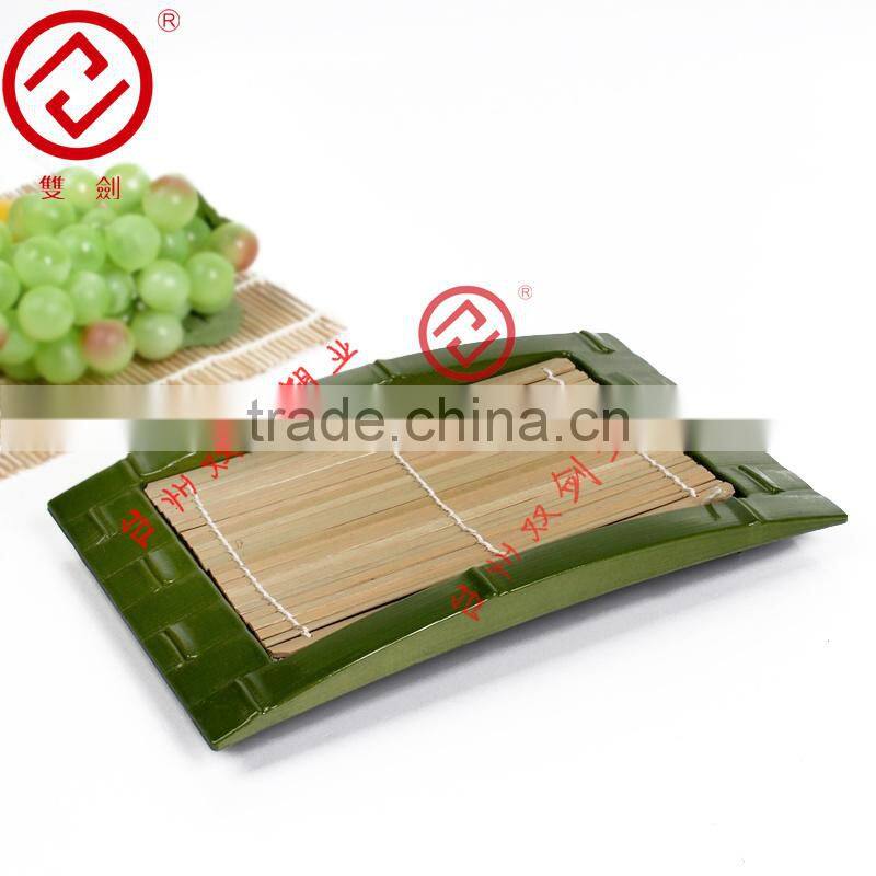 Plastic bamboo dinnerware