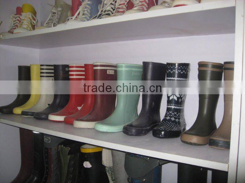 2016 women/men rubber boots with printing