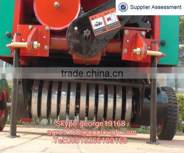 Agricultural hay baling machine for tractor