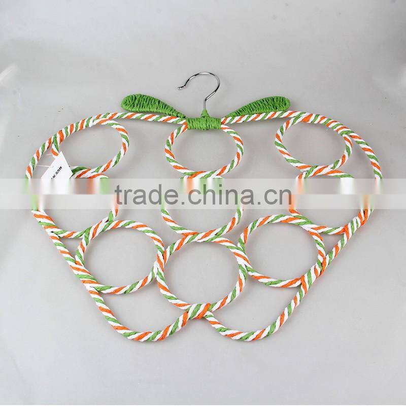 2016 NEW Style Apple-shaped circle made of paper 9 scarves scarf hanger racks for women scarf holder