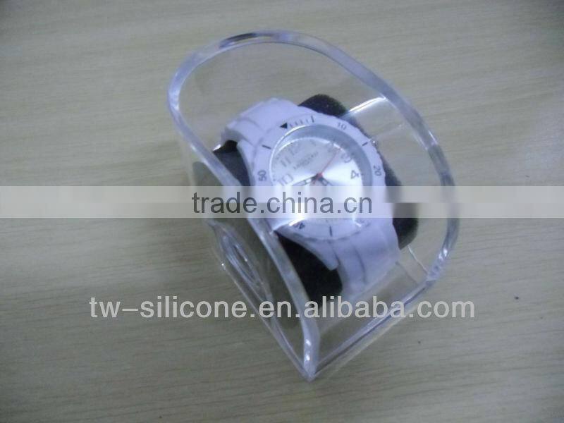 plastic watch display box cheap clear plastic watch box