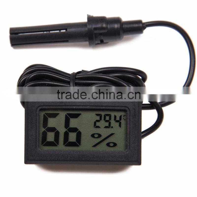 Mini Display indoor outdoor temperature humidity led digital hygrothermograph for sale