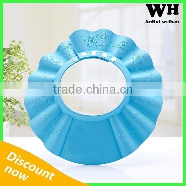 100% EVA resin baby shampoo bath shower cap