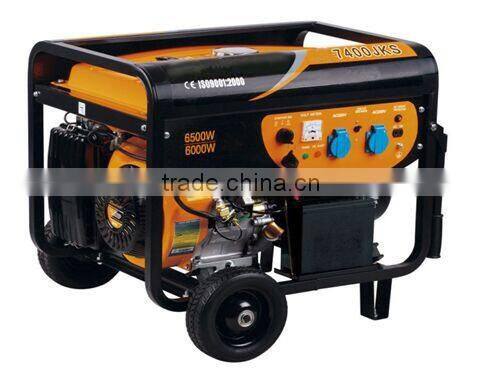 High quality 6kw 7400JKS Gasoline Generator