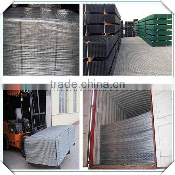 wire material wire mesh panel,black welded wire fence mesh panel with galvanized