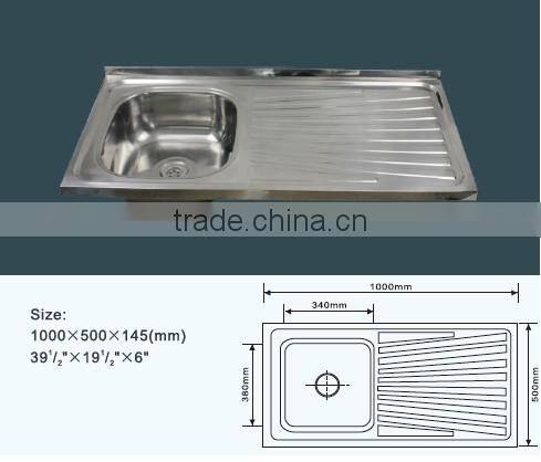 JZ-836 100*50CM export philippines kitchen sink