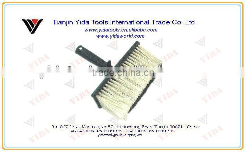 6-1/2" wooden handle ceiling brush