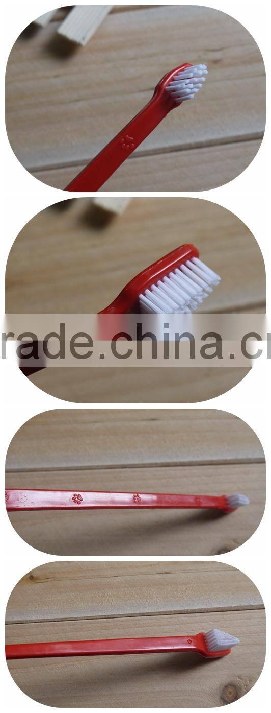 Pet grooming kit two sides pet toothbrush set