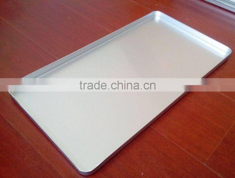 Aluminum cake baking pan, food display pan, aluminum service pan