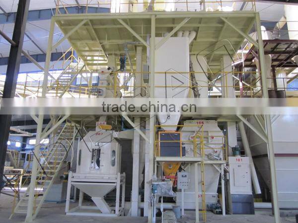 High capacity small animal feed pellet plant line