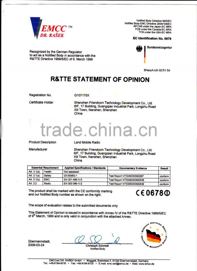 UHF/VHF FM transceiver radio modem