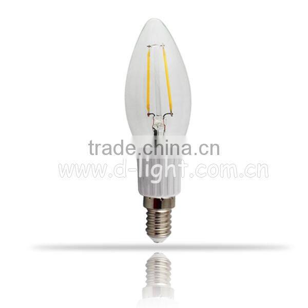 E14 4000K LED bulb flame 2w candle shape good price