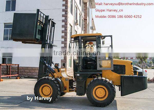 5 Tons Terrain Pallet truck CPCY50 Rough Terrain Forklift