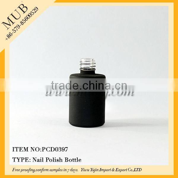 5/10/15/20ml Black empty frost gel nail polish bottle wholesale