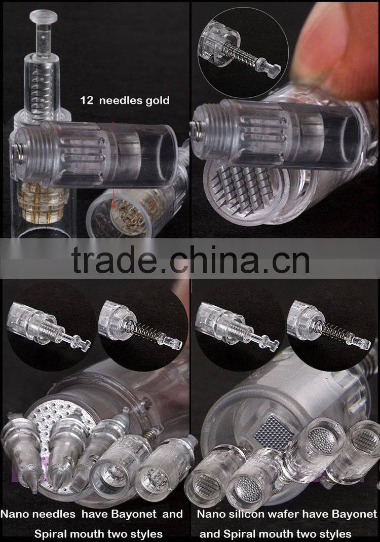 2017 Factory price 3 needles /12 needles Micro Needles for Electric derma roller pen