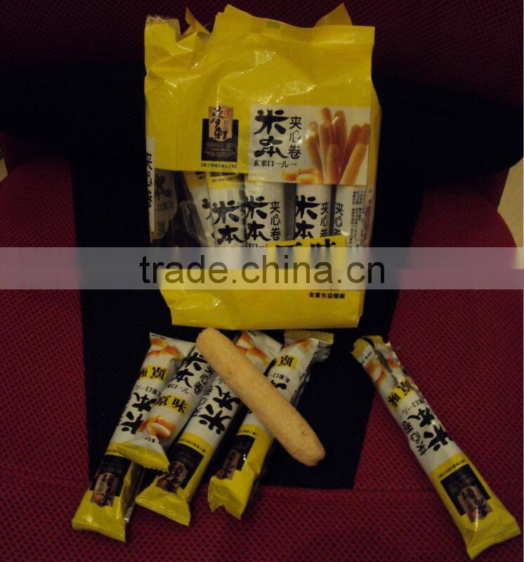 extruder machine for Corn and rice Pops sticks, Straight Sticks Form Core-filling Corn Puffed Snacks Extruder