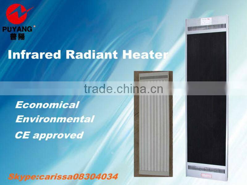 Portable heaters mounted on ceiling