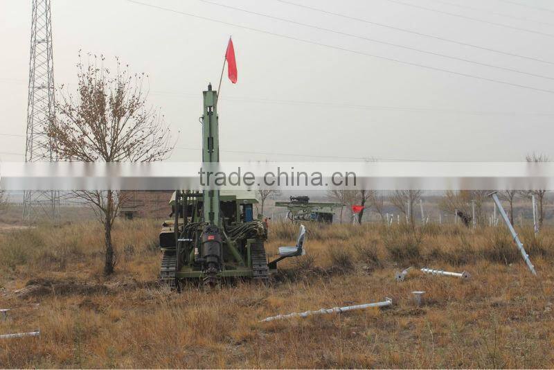 drilling machine MZ130y use for solar photovoltaic(PV) projects