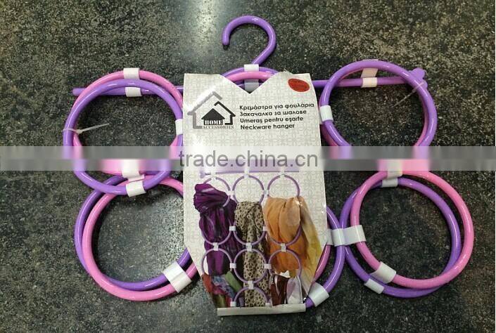 12 Rings Plastic Scarf hanger