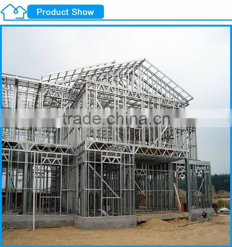 Quick assembly light gauge prefabricated building house