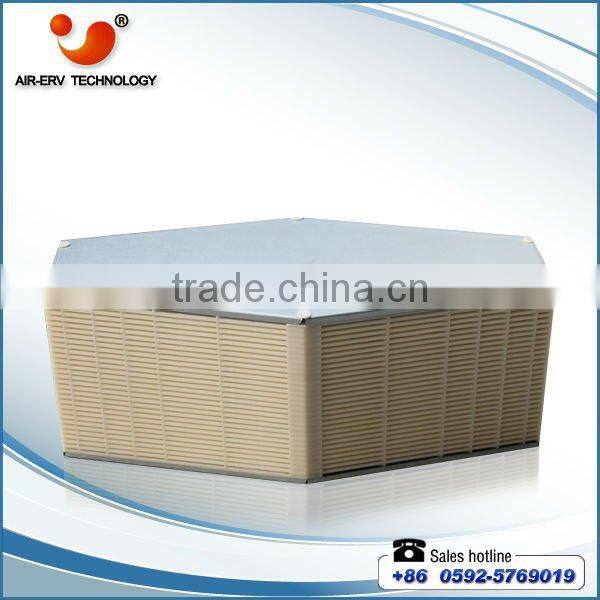 cross-counter flow heat recovery air to air exchangers