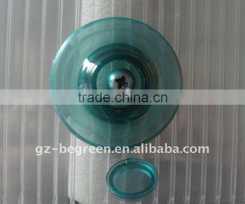 Freesky 50mm polycarbonate waterproof screw caps, high quality plastic caps for screws