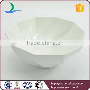 Wholesale customized white ceramic soup bowl