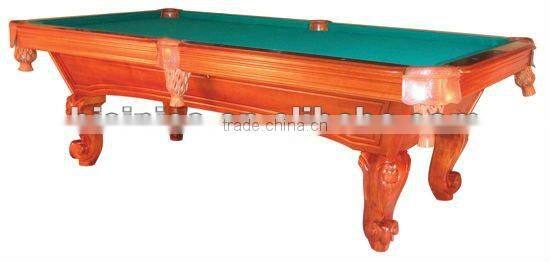 Hand carved classical wooden antique pool table,MOQ:1PCS(B68019)