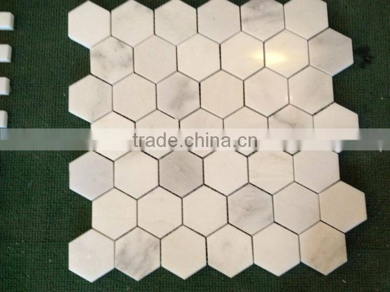 Natural stone mosaic floor tile