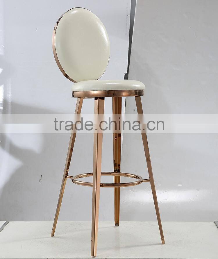 New model noble wedding use white leather banquet chair