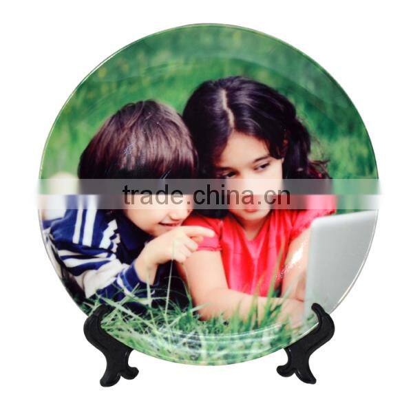 Personalized Custom Printed Sublimation 3D Blank Ceramic Plate