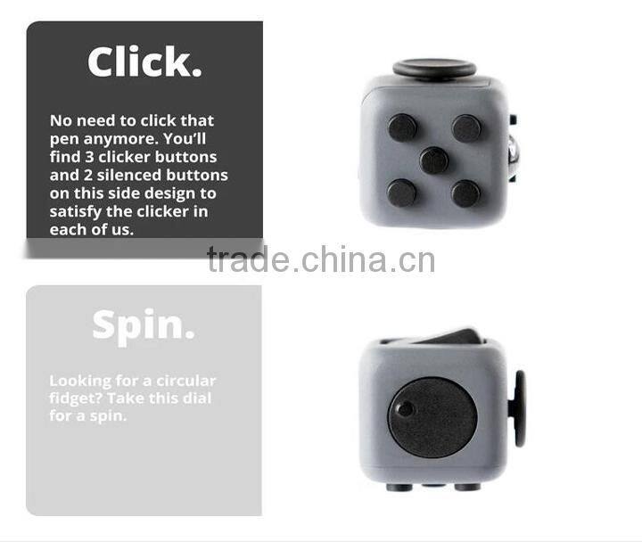 New Arrival Colorful Multi-functional Fidget Cube, Funny Desk Pressure Release Magic Cube, Anti-stress Toys For Wholesale