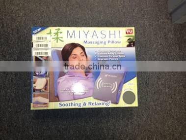 Vibration back massage pillow electric massaging pillow vibrating massager cushion