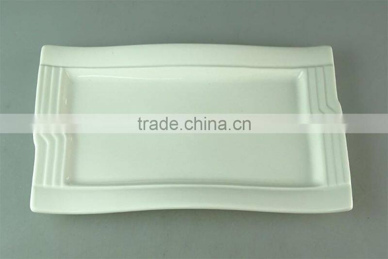 Hot Sale High Quality White Ceramic Dinner Plate For Wholesale