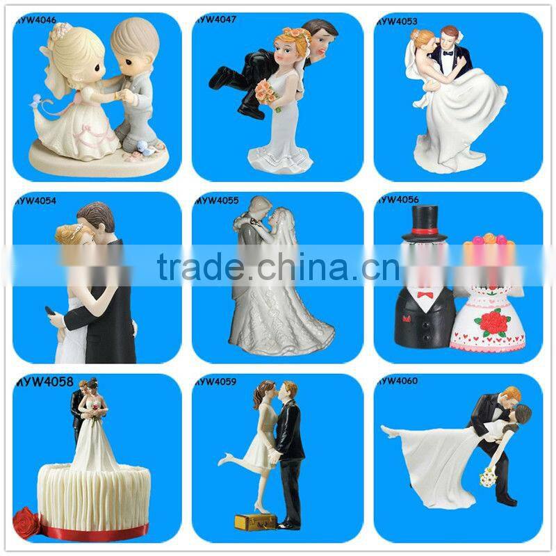 Porcelain figurine love couple Decoration Wedding