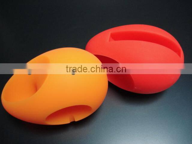 egg Shaped silicone loudspeaker for mobile phone