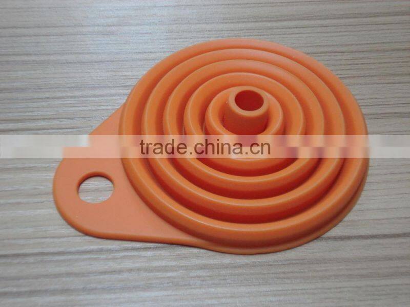 FDA food grade standard silicone material collapsible funnel