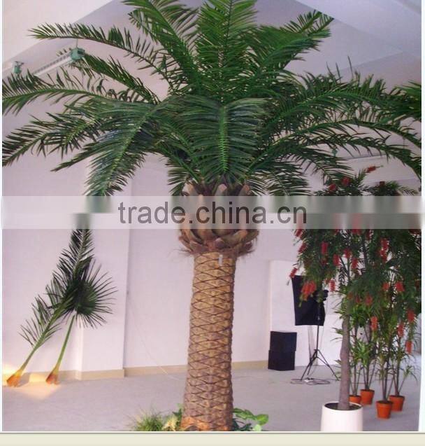 Home garden edging decorative 5ft to 16ft Height outdoor artificial green plastic palm trees EDS06 0803
