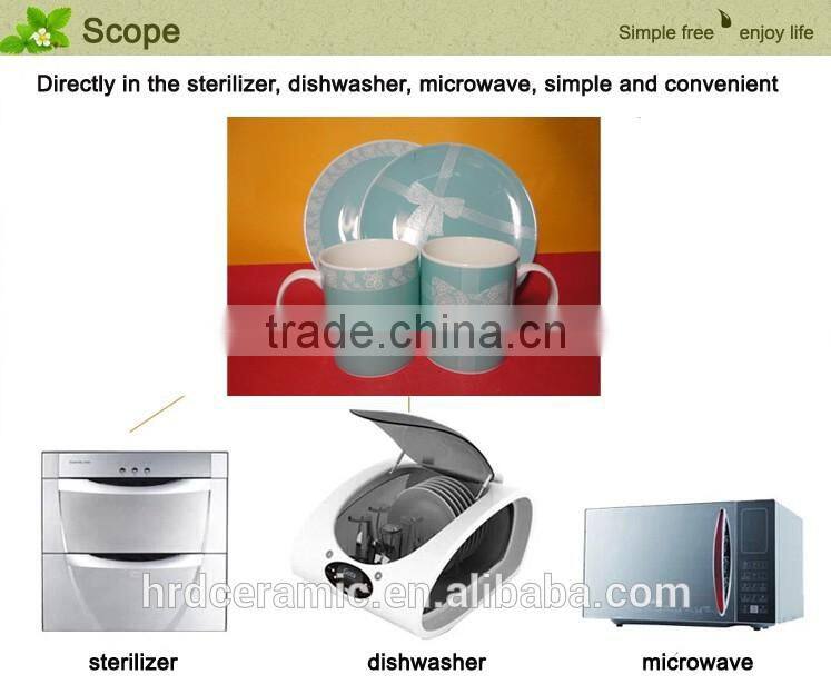 Hot Sale Custom LOGO Printed Coffee Cups/wedding cup with saucer