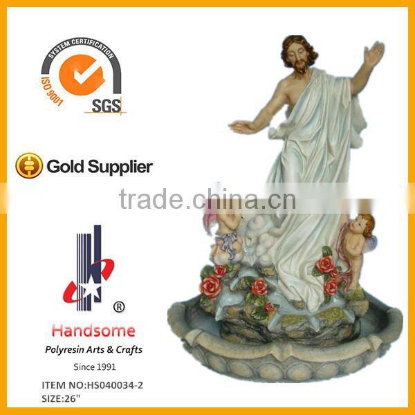 35" Jesus fountain indooor fountain with lighting