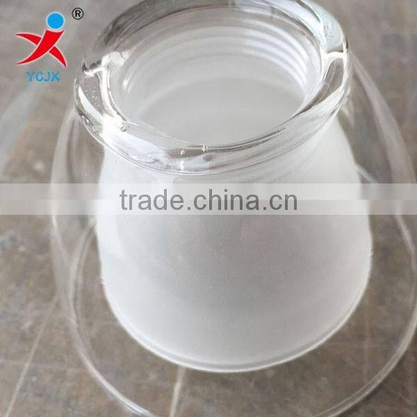 Manufacturers selling E14 threaded double deck glass/glass lampshade customization