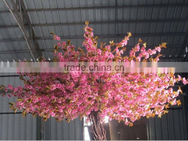 fake flower tree/silk artificial cherry blossom tree