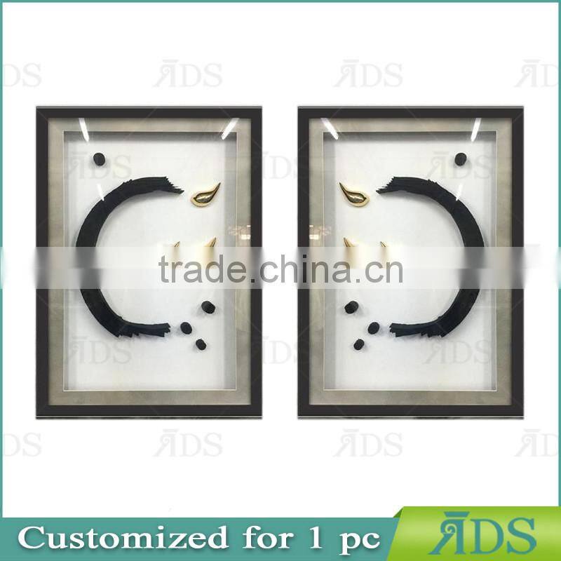 Framed handmade abstract paintings with description of painting for home decoration