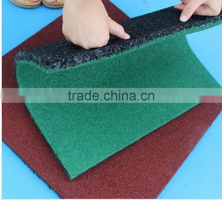 Low price high density insulation rubber flooring mat