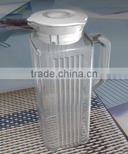 High quality glass coffee pot glass tea jug fusing glass hot pot with handle