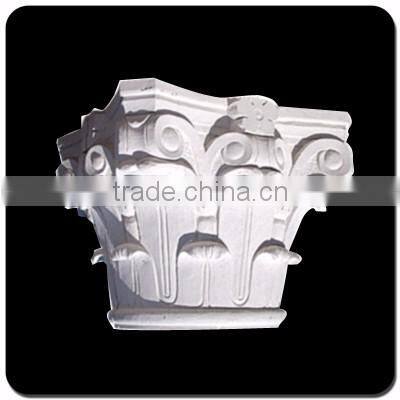Hand carving composite order roman marble column cap