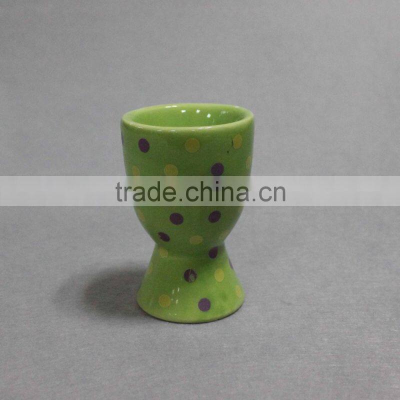 Ivory White Porcelain China Ceramic Cream White Egg Stand Egg Cup