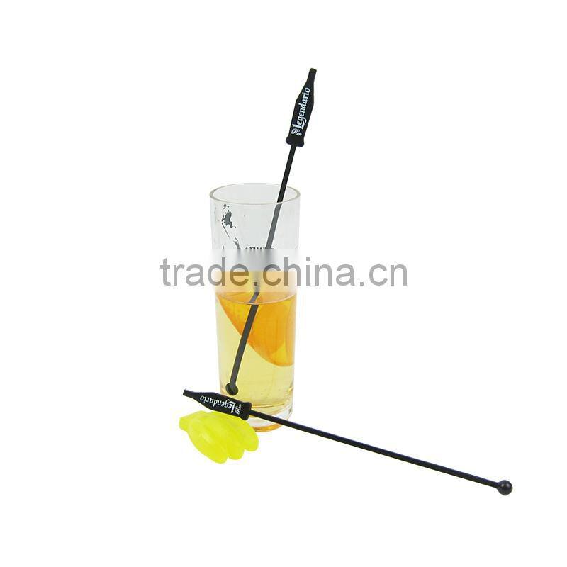 bottle top plastic stirrers cocktail swizzle stick