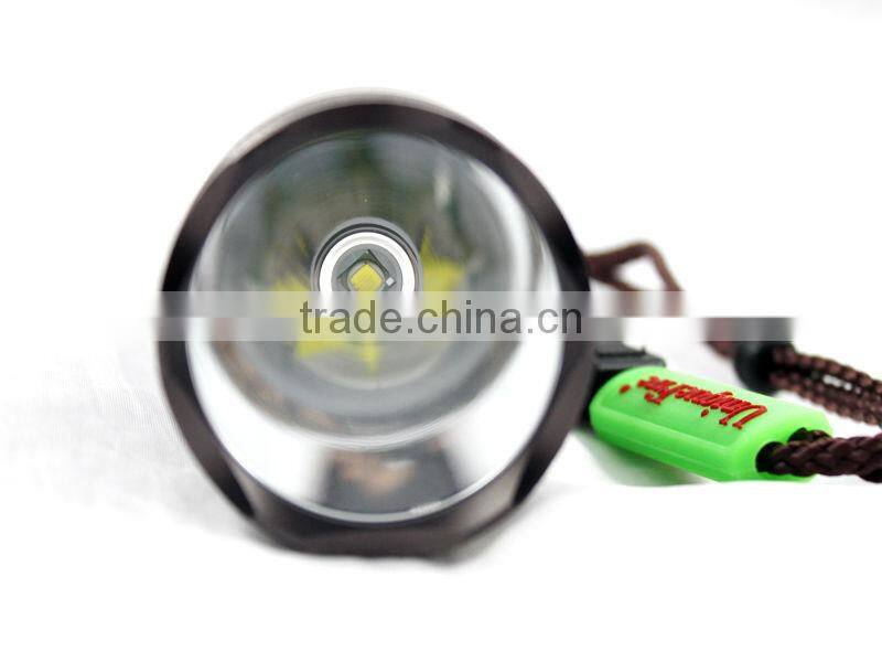 UniqueFire Cree XML U2 LED 1200lumens Bright Light Led Torch with full set(18650 battery&charger)