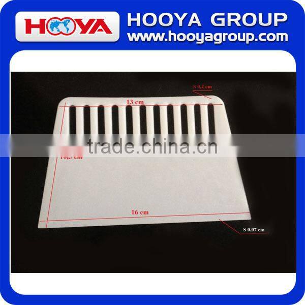 Custom plastic pastry spatula dough scraper